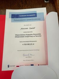 Potwierdzenie zawarcia umowy Kierunek - Zawód