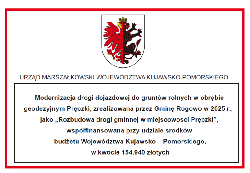 Tablica informacyjna o dotacji